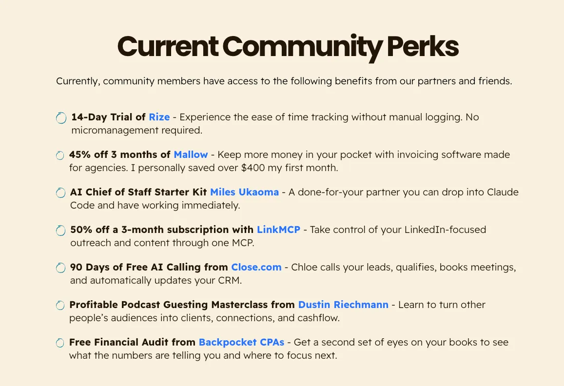 Perk Alerts!